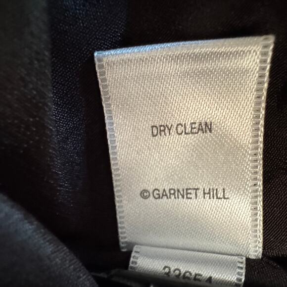 Garnet Hill Bohemian Tiered Pocket Detail Dress Size 4 Black Floral Emblem Print - Picture 16 of 16